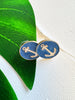 Anchor Stud Earrings