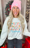 Merry Christmas Graphic Crewneck Sweatshirt