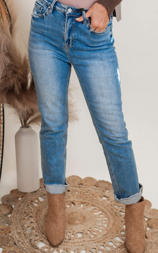 The Aniello Super High Rise Straight Denim Jean | MICA *30A SEPT PREORDER