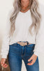 V-Neck Dolman Metallic Sweater