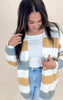 A Touch of Gold Striped Cardigan