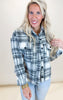 Soft Plaid Fleece Jacket