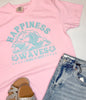 Happiness Comes in Waves Garment Dyed Graphic T-shirt