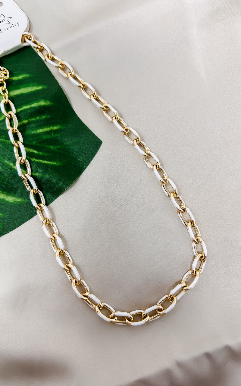 White Gold Chain Necklace