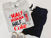 Half Human Half Diet Coke Graphic Crewneck Sweatshirt