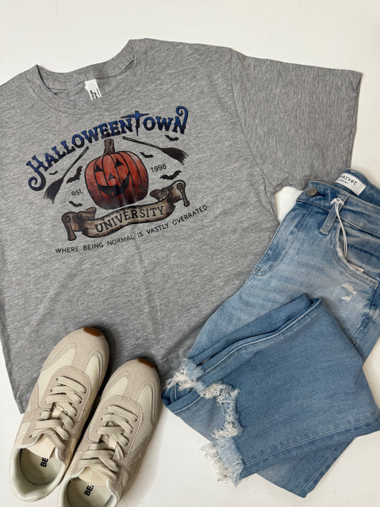Halloweentown University Fine Jersey Boxy Graphic Tee