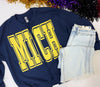 MICH State Custom Sweatshirt Cardigan