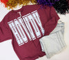 HOWDY State Custom Sweatshirt Cardigan