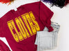 CYCLONES State Hand Cut Sweatshirt Cardigan