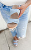 Stranded Denim Wedges | Corkys - Final Sale