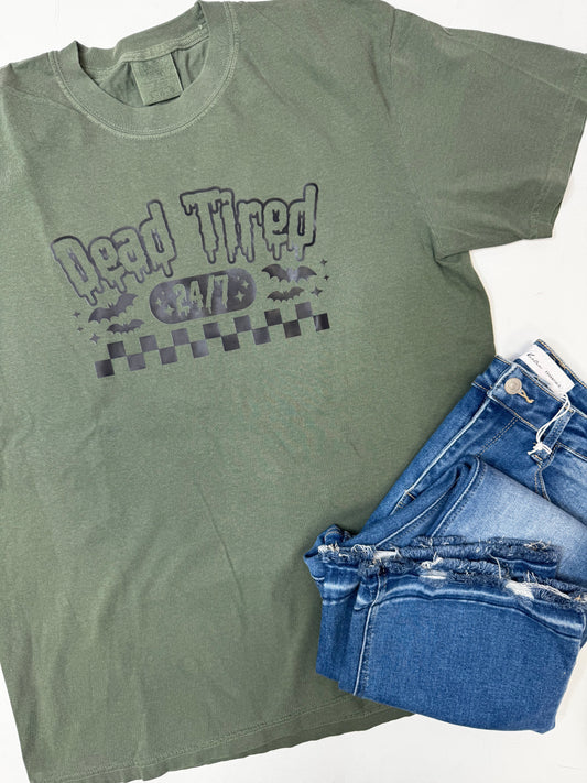 Dead Tired 24/7 Garment Graphic T-shirt