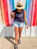 Hang in There... Garment Dyed Graphic Tank Top