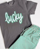 Lucky Garment Dyed Graphic T-shirt