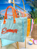 "Summer" Fringe Tote Bag