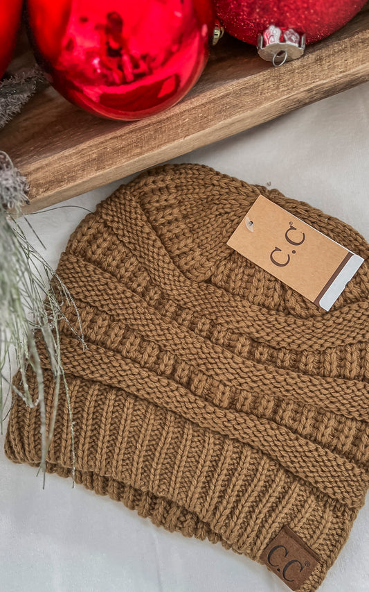 Golden Walnut CC Beanie - Final Sale