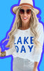 Lake Day Fleece Slouchy - White**