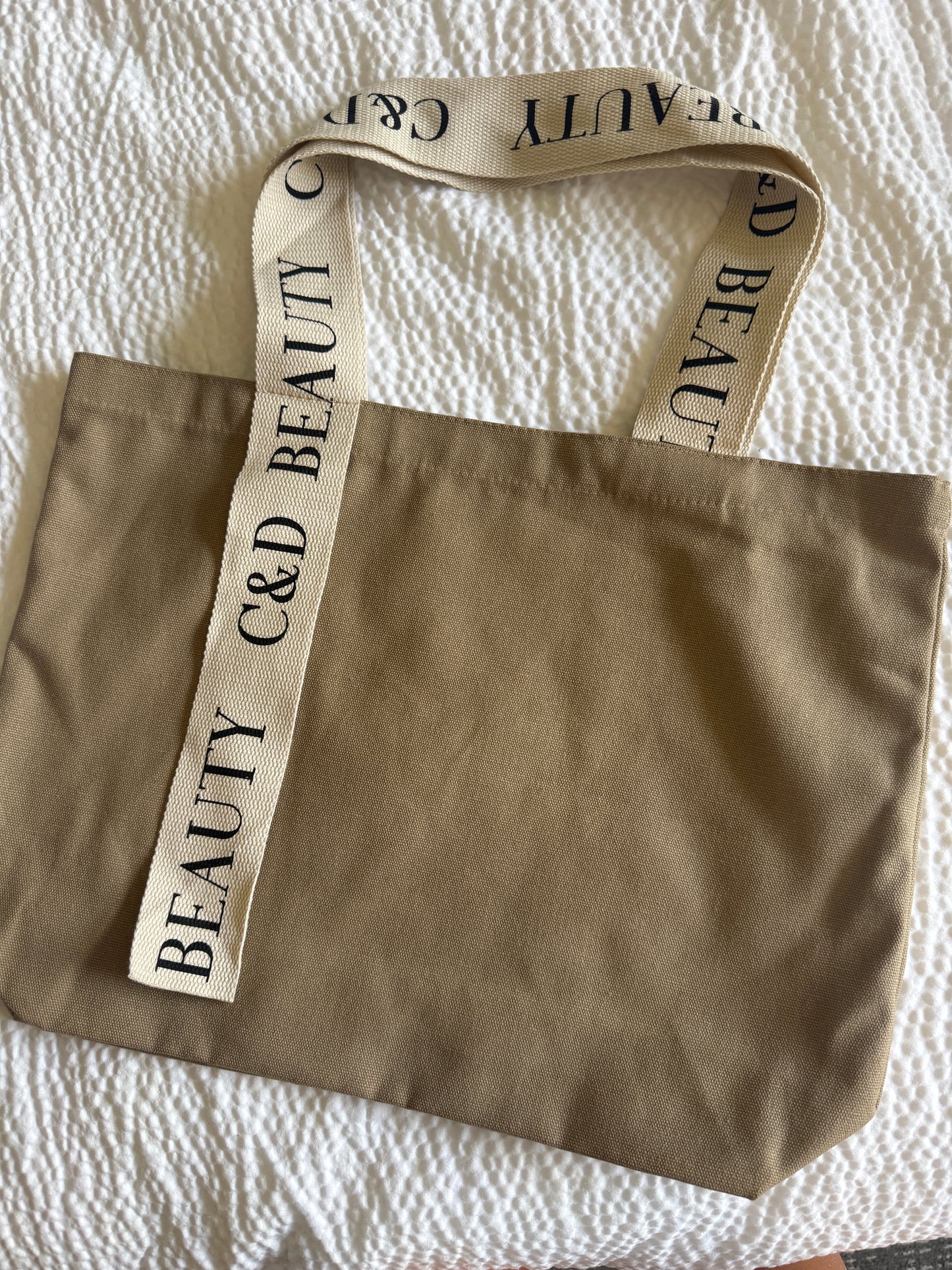 C & D Canvas Tote - C & D Beauty *30A SEPT PREORDER