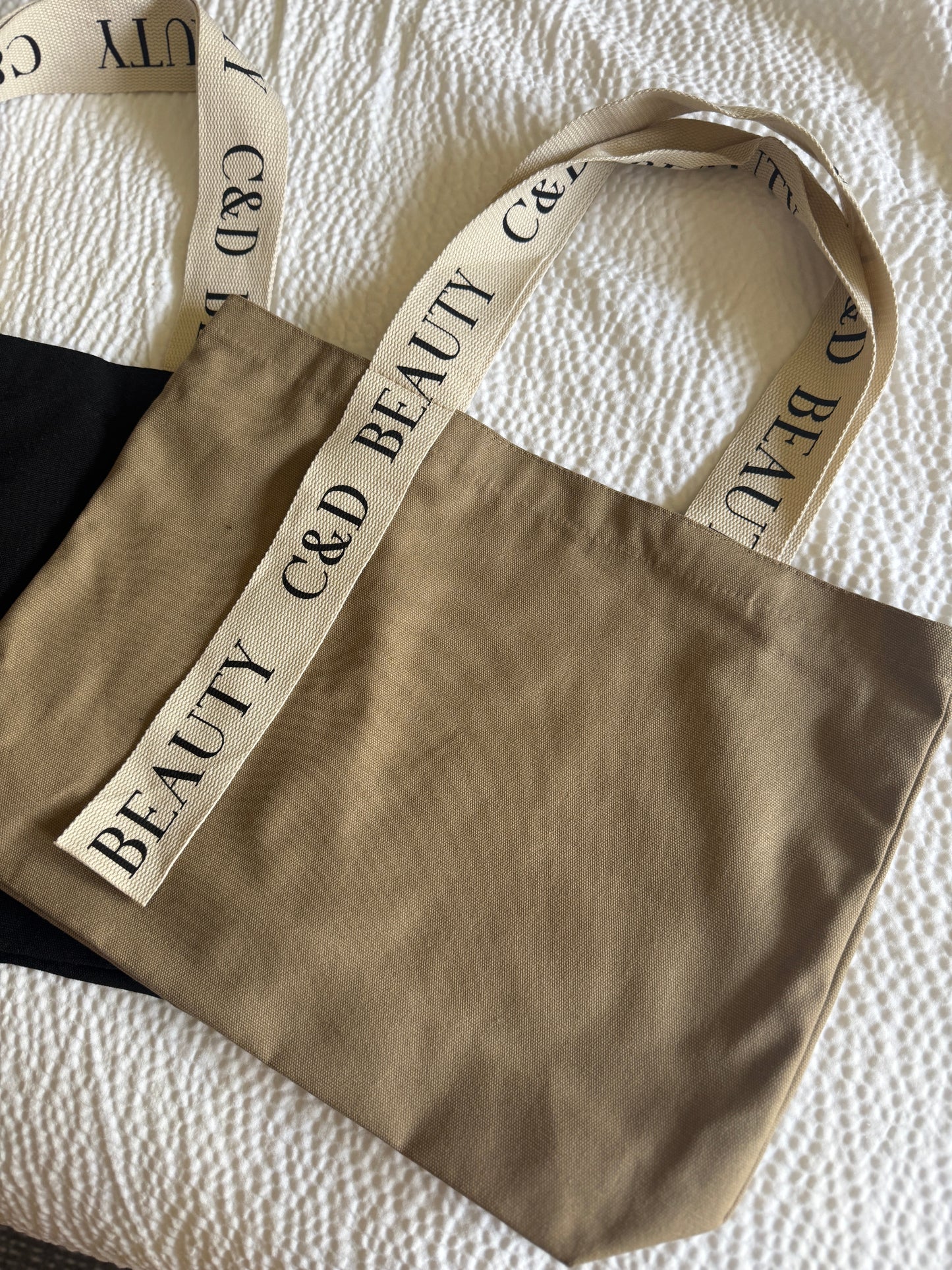 C & D Canvas Tote - C & D Beauty *30A SEPT PREORDER