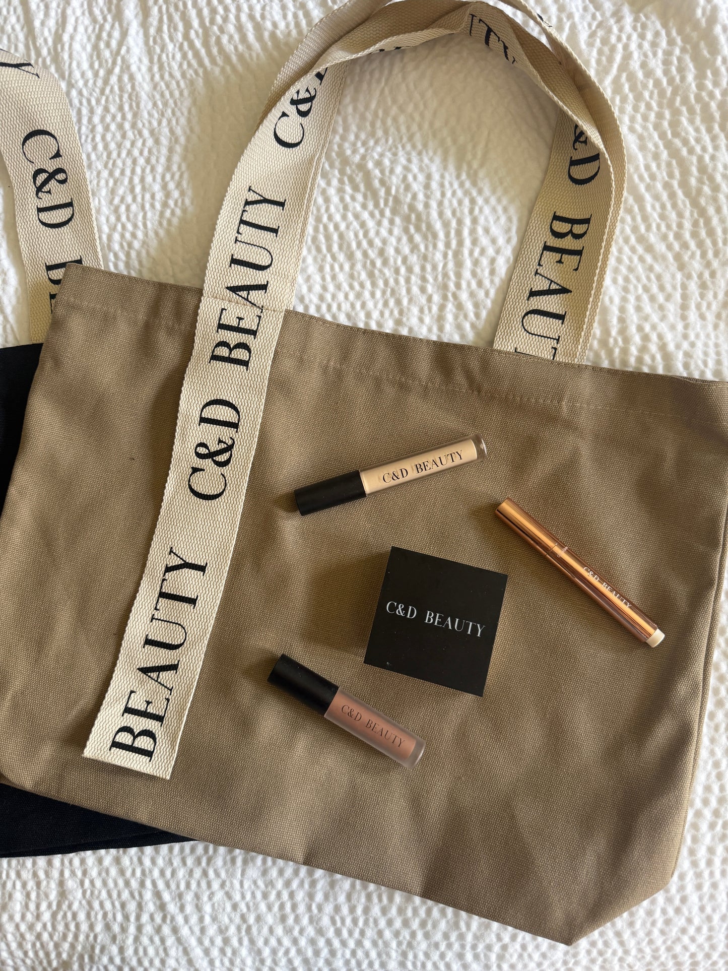 C & D Canvas Tote - C & D Beauty *30A SEPT PREORDER