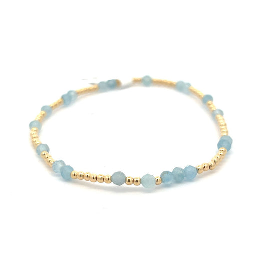 Poppy Blue Beaded Bracelet*