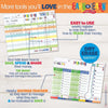 Earn & Learn® Kids Money Management Chore Chart Pad | Dry Erase Savings Tracker for School Age Kids - Denise Albright®