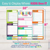 Earn & Learn® Kids Money Management Chore Chart Pad | Dry Erase Savings Tracker for School Age Kids - Denise Albright®