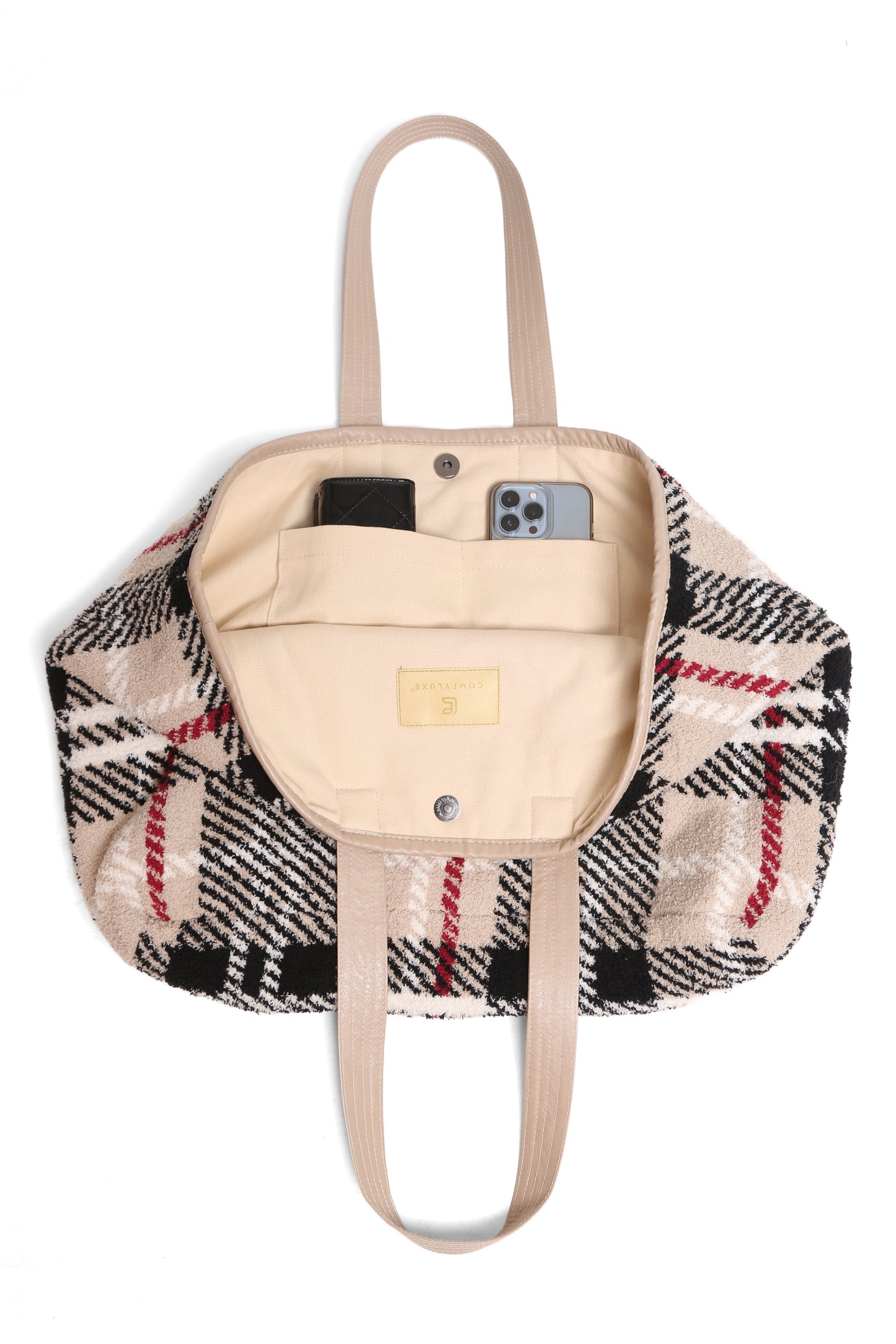 Plaid Tote Bag