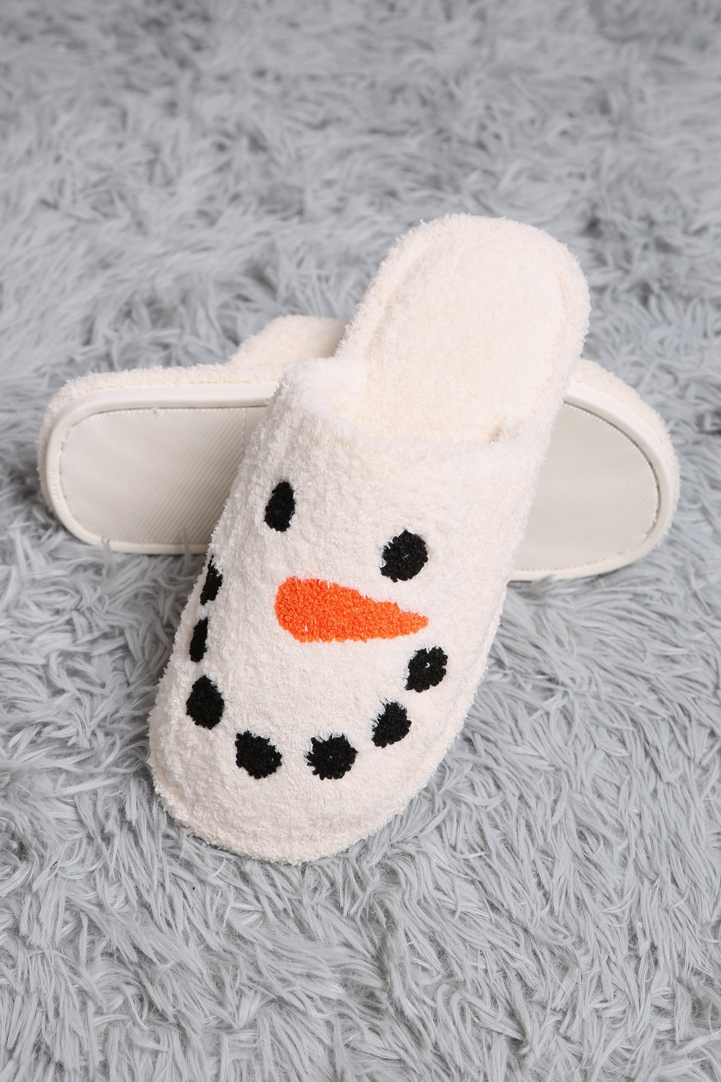 Snowman Embroidered Slipper - DEAL COUPON EXCLUDED