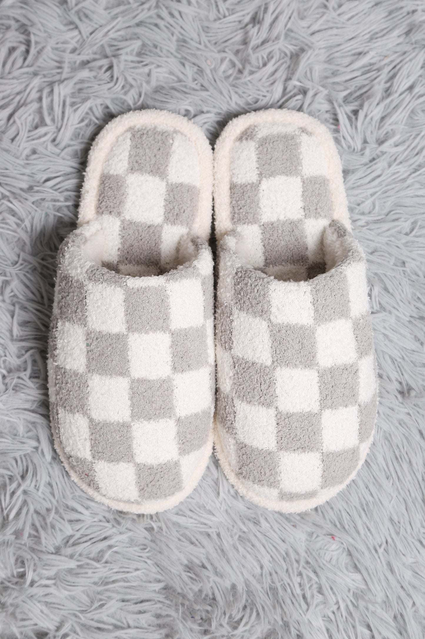 Grey Checkered Slipper **DEAL - COUPON EXCLUDED