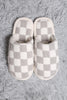 Grey Checkered Slipper **DEAL - COUPON EXCLUDED