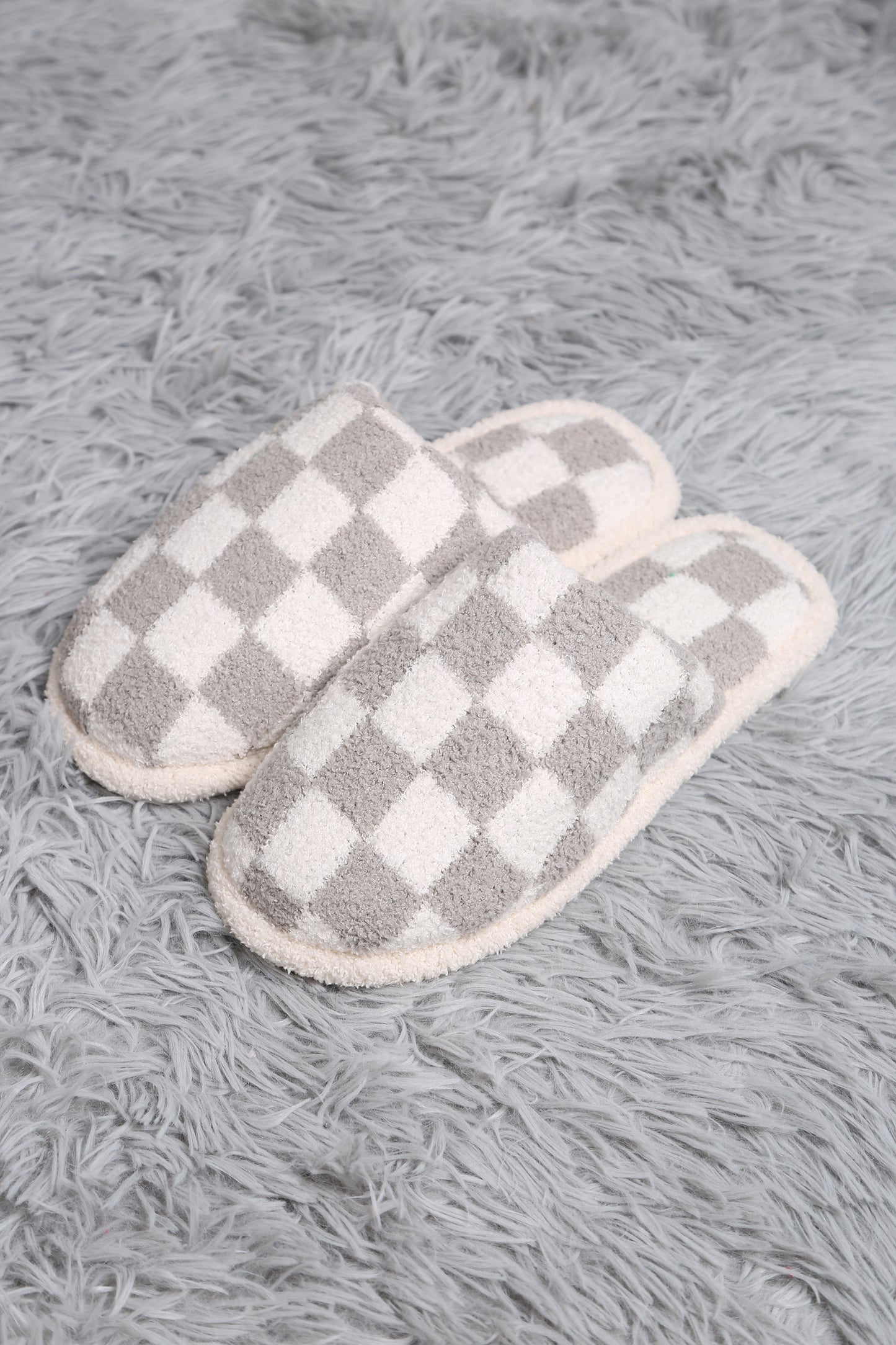 Grey Checkered Slipper **DEAL - COUPON EXCLUDED