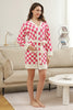 Checkered Robe w/ Pockets