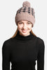 Houndstooth Beanie w/ Pom Pom *8DEAL-COUPON EXCLUDED