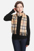 Plaid Pattern Cashmere Oblong Scarf ** DEAL-COUPON EXCLUDED