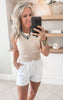 Contrast Trim Hold Tight Tank Top | Salty Wave *4 Colors**