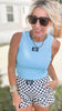 Black White Checkered Boxer Short