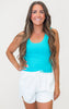 Solid On The Go Daily Short 4" Inseam | SALTY WAVE (5 COLORS)