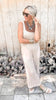 Ribbon Back Waffle Overalls | MONO B