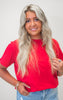 Cotton Boyfriend Round Neck Tee | ZENANA *DEAL
