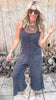 Ribbon Back Waffle Overalls | MONO B