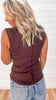 Essential Micro-ribbed Henley Tank Top | MONO B