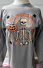 I Hate Pumpkin Spice Garment Dyed Long Sleeve Graphic Top - Final Sale