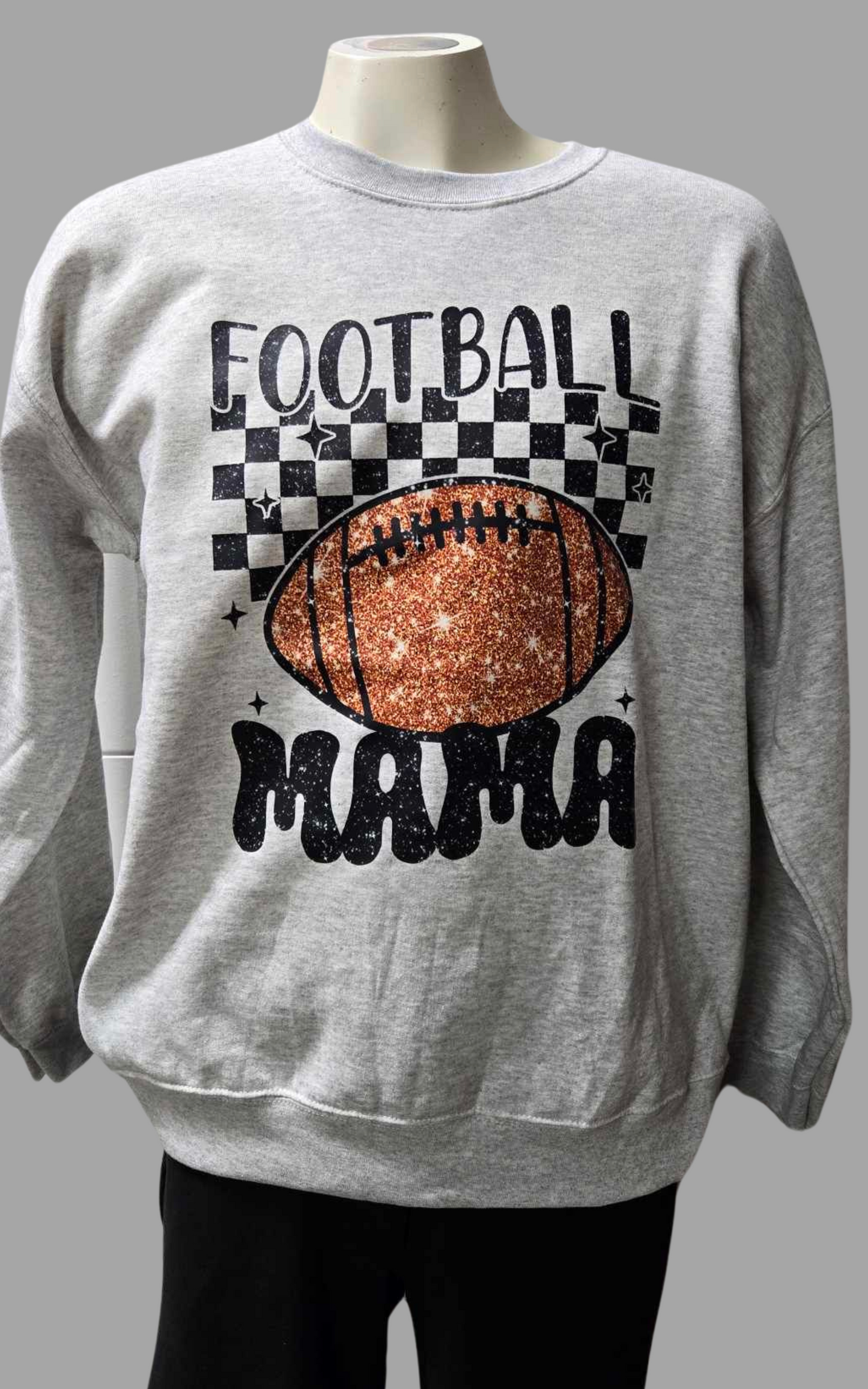 Football Mama Graphic Crewneck Sweatshirt**DEAL