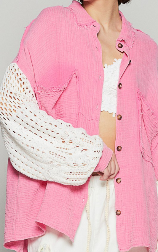 Breezy Button-Up Top