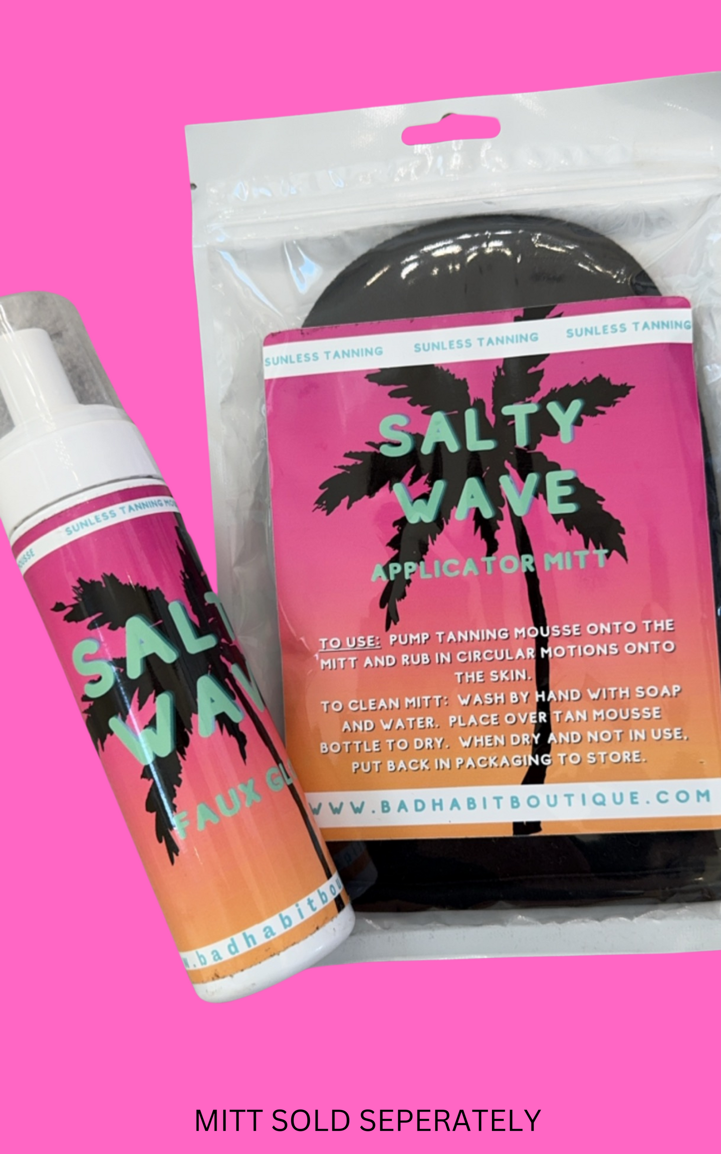 Salty Wave Dark Glow Tanning Mousse'