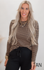 Must Have Striped Long Sleeve Top by Salty Wave *DEAL-FINAL SALE