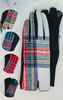Symmetrical Plaidberry Gloves - Final Sale