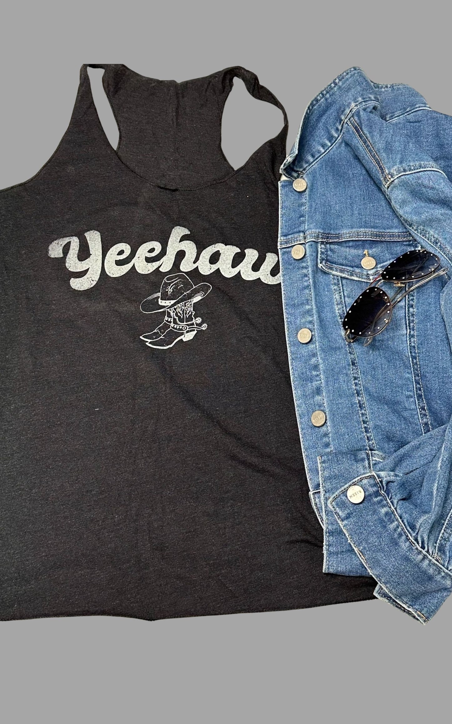 YeeHaw Bella Racerback | Final Sale