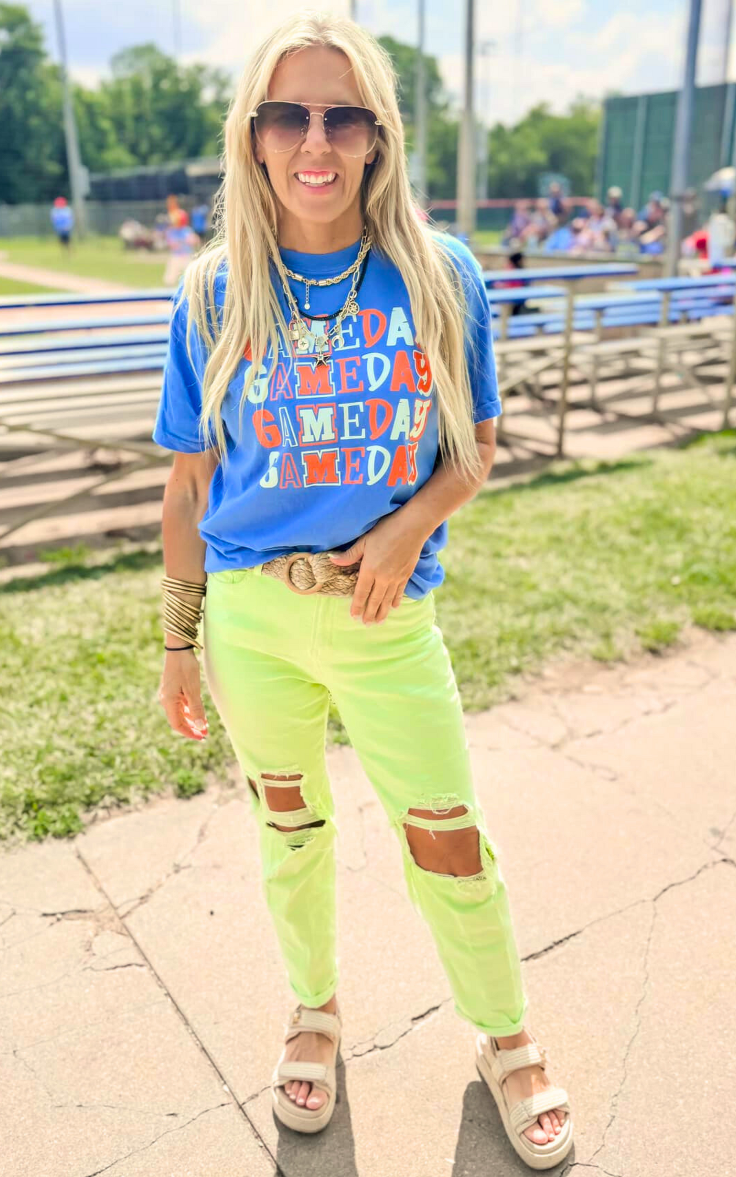 Ready for GameDay Garment Dyed Graphic T-shirt