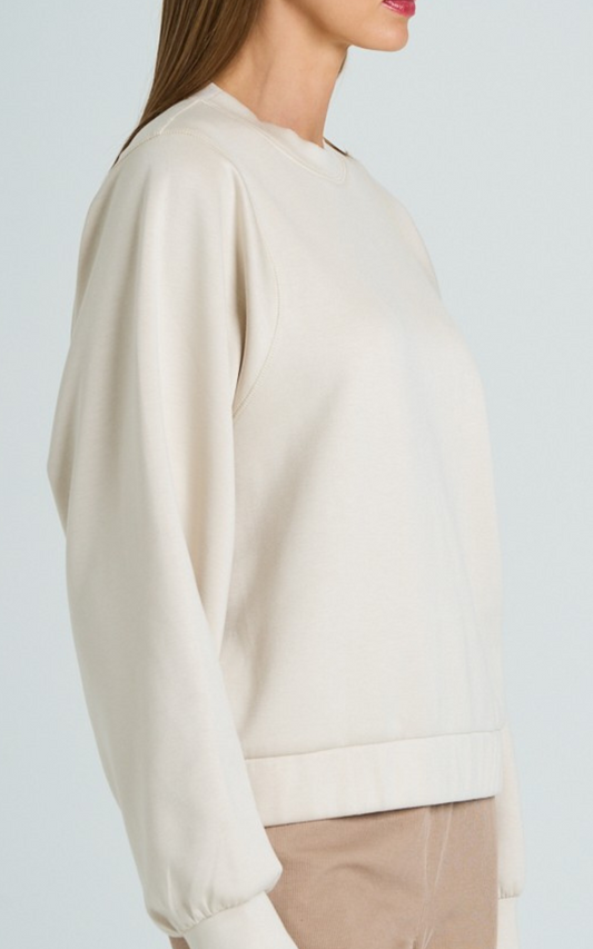 Soft Stitch Detail Sweatshirt